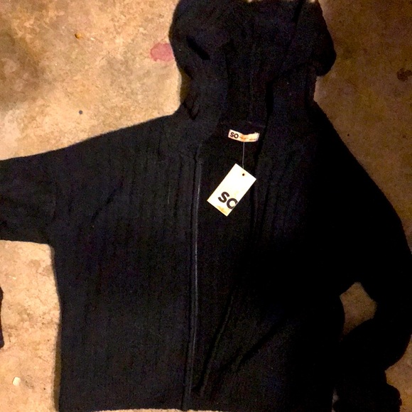 SO brand,black hoodie, brand new with tags - Picture 1 of 1